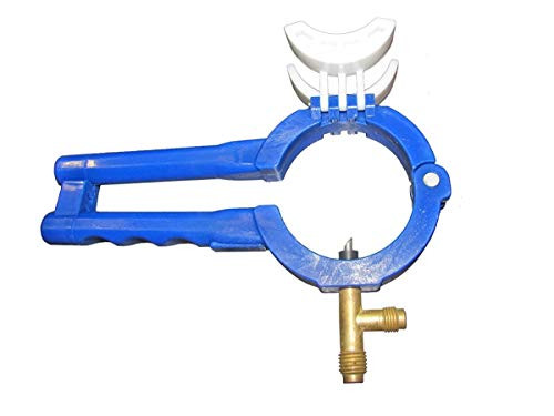 FJC Robinet latéral à 4 voies pour R-12, R-134a, R-1234yf avec Case de transport (6842)