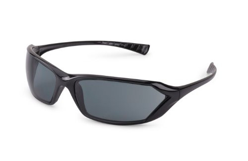 Kacamata pengaman mata ultra-gaya metro Gateway Safety 23gb83, lensa abu-abu, hitam