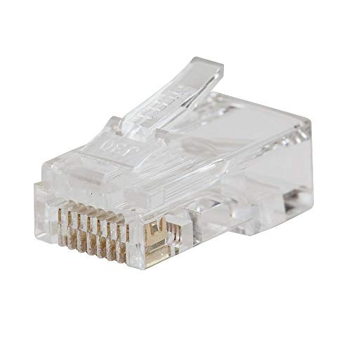 Klein VDV826-703 Pass-Thru Modular Data Plug, RJ45 CAT6, Pass Through Connectors