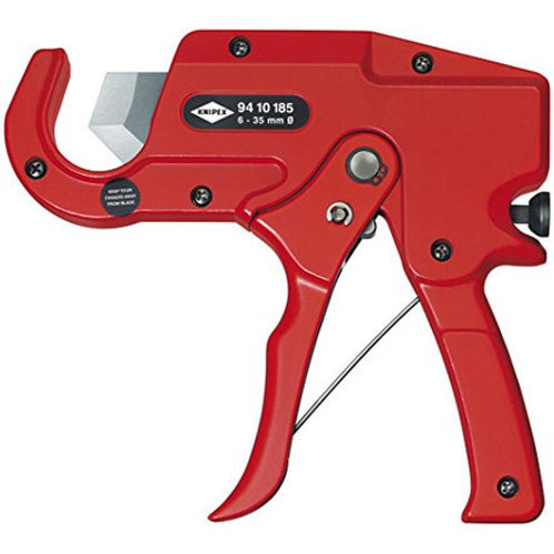 Knipex 9410185 Pipe Cutter for Plastic Conduit Pipes