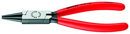 Knipex 2201160 كماشة أنف مستديرة، 6.25 بوصة