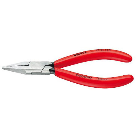 Knipex Electronics Gripping Pliers Flat Pointed Tips 5 Inch (3721125)