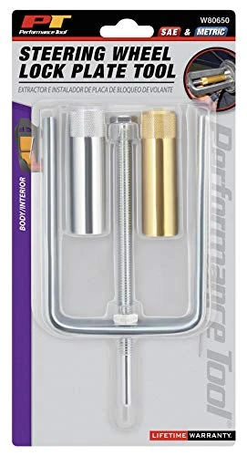 Lisle 57340 Steering Wheel Lock Plate Tool, One Size, U.S