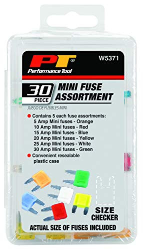 Performance Tool W5371 30-Piece Mini Fuse Assortment