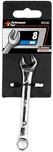 Performance Tool W310C Combination Wrench, 8mm