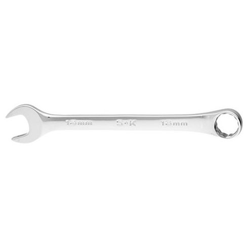 SK Tools 88313 12-Point Fractional Wrench - Regular, 13mm Combination Chrome