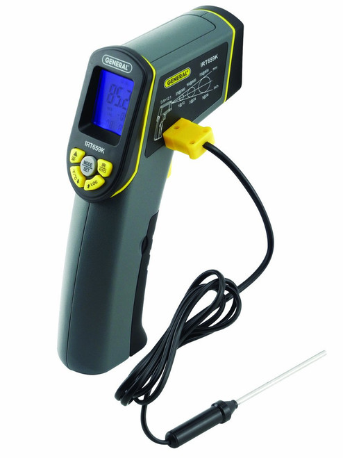 General Tools irt659k infraröd termometer, termoelement av k-typ, 12:1