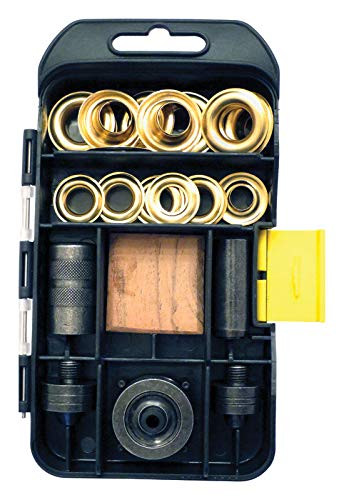 General Tools Multi-size Brass Grommet Kit 19-pack (81264)