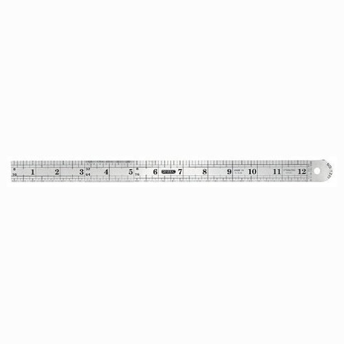 General Tools 1201ME 12" Stainless Steel Precision Flex Ruler