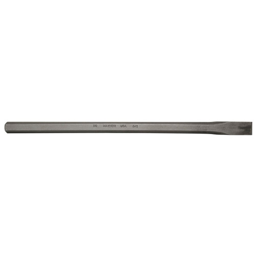 Mayhew 12" x 5/8" Blade Width Blast Finish Cold Chisel (70210)
