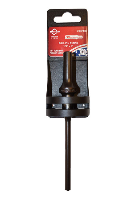 Mayhew 1/4" x 6" Hang Tag Pneumatic Roll Pin Punch (31950HT)