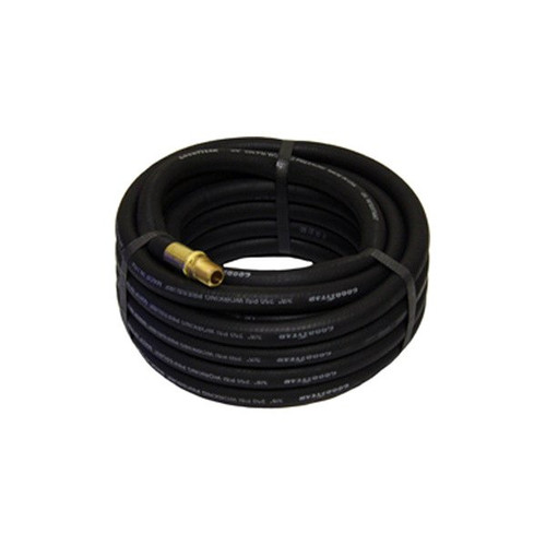 Goodyear 12187 3/8" x 25' Black Rubber Air Hose