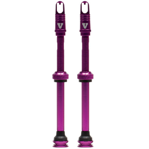 VIAIR 80mm Purple Tubeless Valve Stem High Performance Cycling (60800PP)