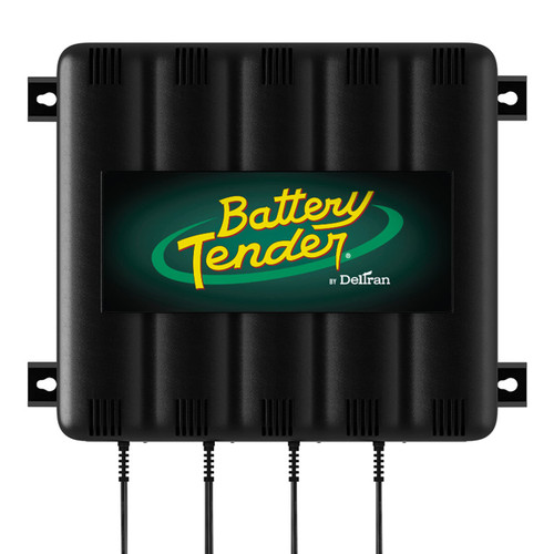 Battery Tender 022-0148-DL-WH Chargeur et mainteneur de batterie à 4 banques, 12 volts