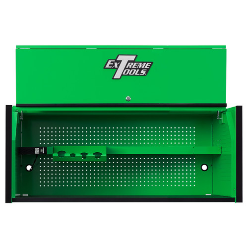 Extreme Tools rx552501hcgnbk rx series 55" power workstation hutch, verde/preto