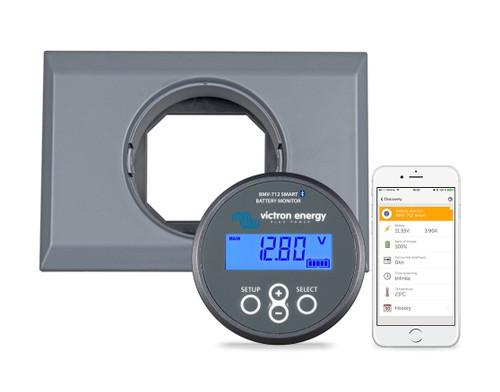 Victron BAM030712000R Energy BMV-712 Smart Battery Monitor (Grey)