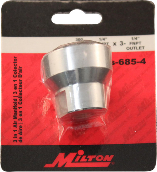 Milton S685-4 3-in-1 Air Manifold44; 0.2 5 in. Female NPT