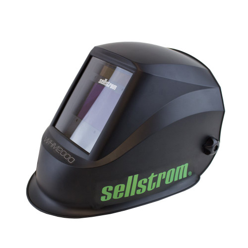 Sellstrom S26200 Welding Helmet - Advantage Plus Series w/ ADF, Black and Green