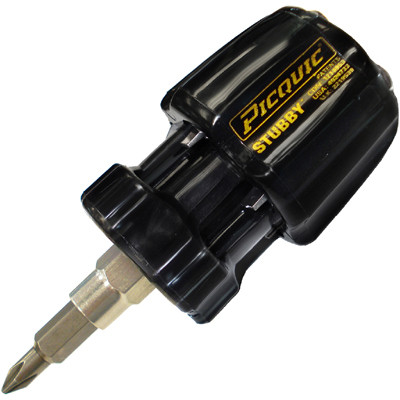 Picquic Multi-Bit Screwdriver W/ Seven Genuine Torx Bits, Carded