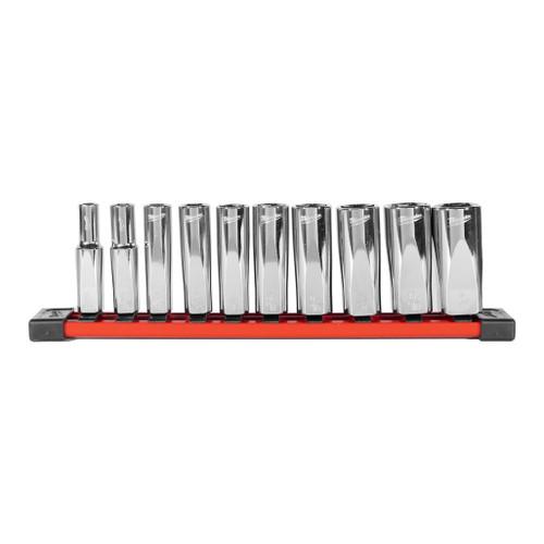 9Pc 3/8 Drive Hex Allen Socket Bit Set 4 Ratchet Torque Wrench Bolt PZ2  Screw