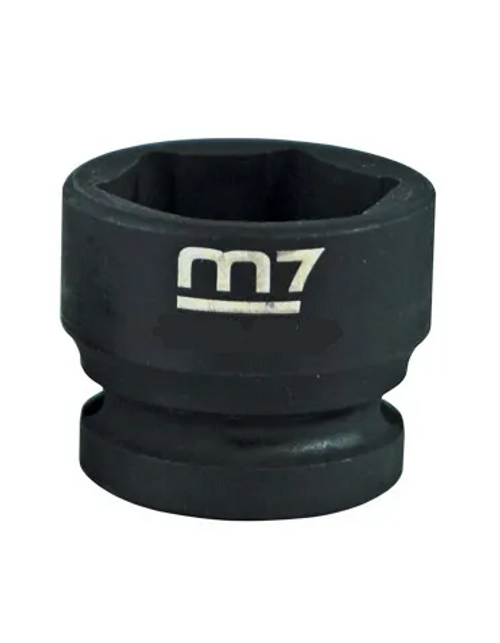 Vaso de impacto de tamaño métrico rechoncho con accionamiento M7 de 1/2" (ma401m17)