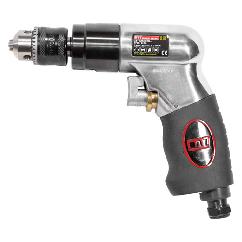 M7 Reversible Air Drill with 3/8" Keyed Chuck and Planetary Gear Motor (QE-334)