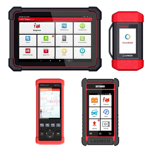 Launch USA  X-431 Torque Link Advanced Vehicle Diagnostic Tool (301191034) + 2 Free Tools