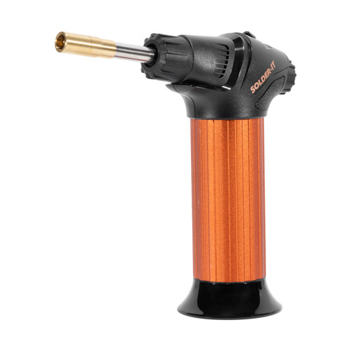 SolderIt PRO Torch Butane Blow Torch Kit 2 Nozzles and Flame Control