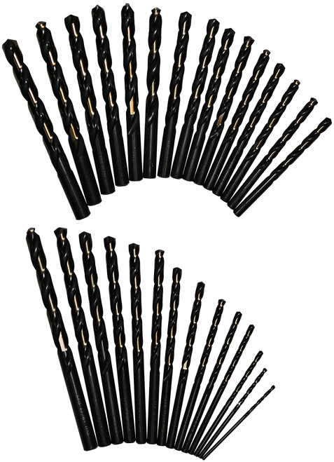 ITM 15 Pcs Black & Gold Jobber Drill Set MRO-15F main image 0