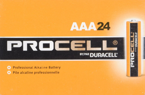 Duracell بطارية قلوية AAA احترافية (PC2400) 24 قطعة