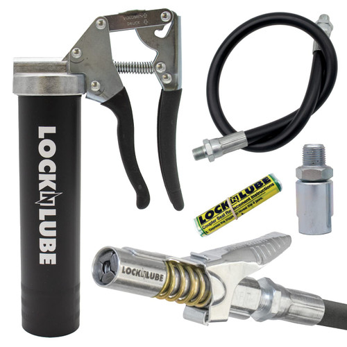LockNLube Easy-Prime Pistol-Grip Grease Gun Kit (LNL254)