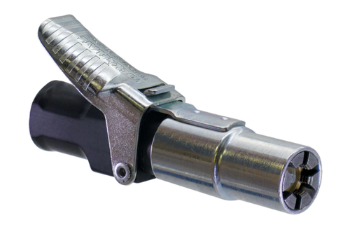 Mandrin pneumatique verrouillable Locknlube Locknflate, débit ouvert (lnl65001)