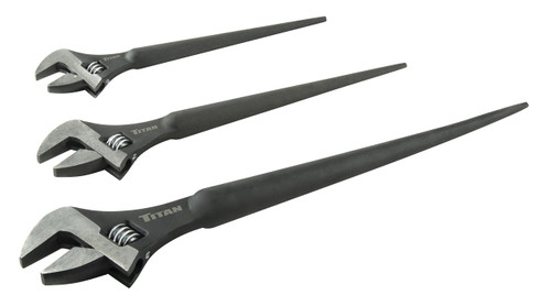 Titan Tools 3pc Adjustable Construction Wrench Set (223)