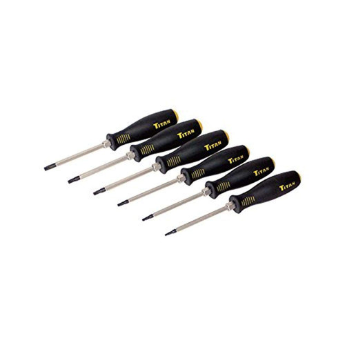 Titan Tools 6 PC סט דרייברים של כוכבי אבטחה (17210)