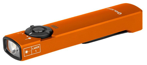 OLight Arkfeld Rechargeable Cool White Flat Flashlight, Orange