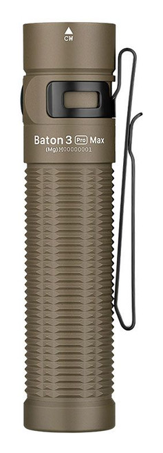 Olight Baton 3 Pro Max - Magnesium Alloy - Desert Tan - DLT Trading
