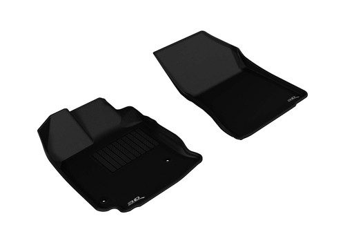 3D MAXpider Front Row Custom Fit All-Weather Floor Mat, Black (L1TY13411509)