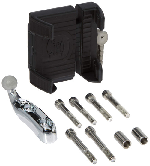 Ciro Smartphone/Gps Holder, Chrome Perch Mount With Charger (50210)