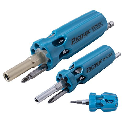 Picquic 3-Multi-Driver Family Pack, Bright Blue Opaque (44603)