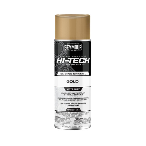 Seymour Hi-Tech Engine Spray Paint, Universal Gold 12 Ounce (EN-50)