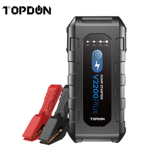 TOPDON V2200Plus 12V Jump Starter and Battery Tester Analyzer Combo (TD52130147)
