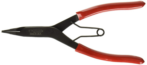 Wilde Tool Angle Tip Lock Ring Pliers, 9" With Black Oxide Finish (G409.B/CS)