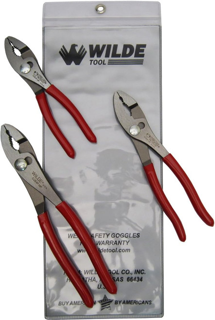 Wilde Tool 3-Piece Pliers Set-G262, G263 & G264-Vinyl Pouch (G258PSP.NP/VP)
