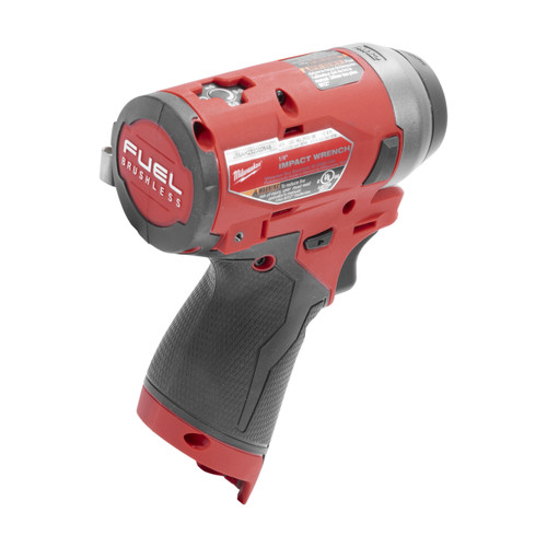 Milwaukee m12 スタビー インパクト レンチ、1/4 インチ ドライブ