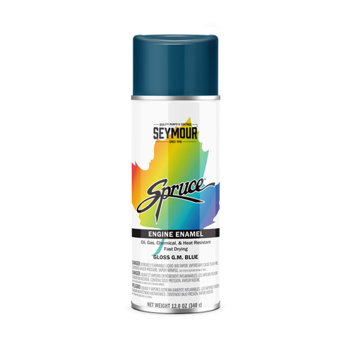 Vernice spray per motore smaltata resistente al calore in abete rosso Seymour, blu gm, 12 once. (98-67)