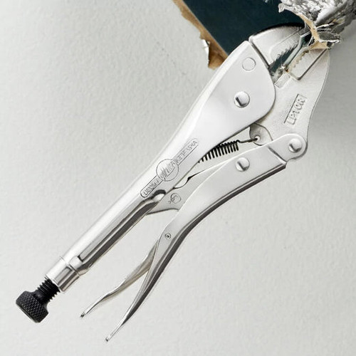 Malco Eagle Grip 7 in. Curved Jaw Locking Pliers with Wire Cutter