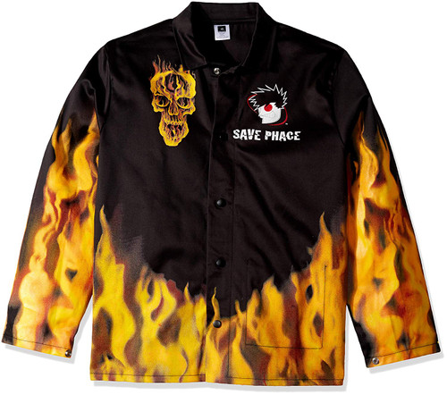 Save Phace Schweißerjacke mit Flammendesign – XL, groß (3012411)