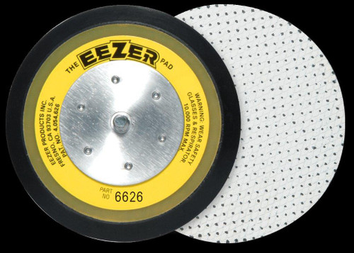 EEZER 6" PSA BACKING PAD, FULLY MOLDED, ALUMINUM BACKING (6626)