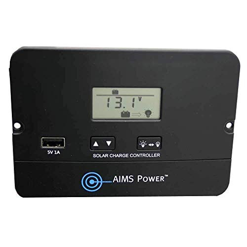 AIMS Power Flush Mount 10 Amp Solar Charge Controller (SCC10AFM)