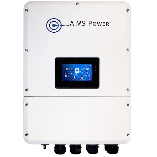 Aims Power υβριδικός φορτιστής μετατροπέα 4,6 kw απόδοσης 6,9 kw Solar χωρητικότητα (pihy4600)